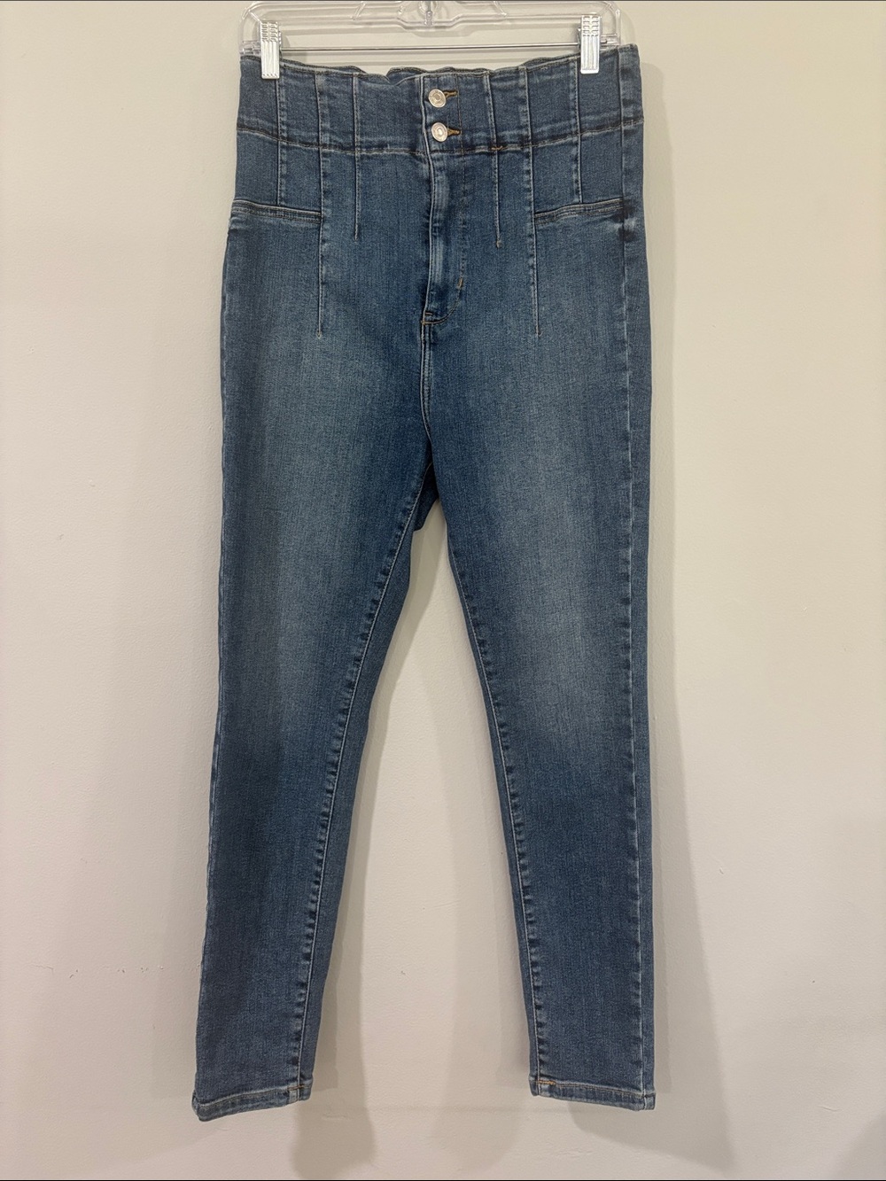 We The Free Denim High-Waist Slim Jeggings in Blue
